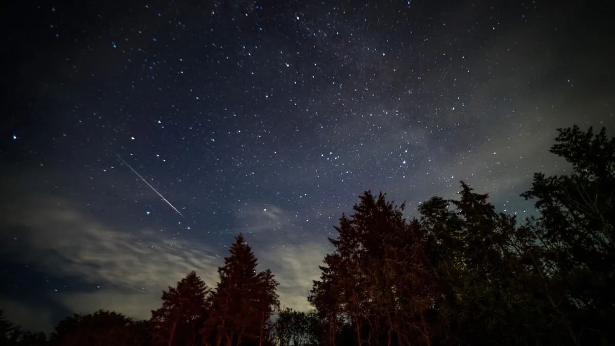 Las Dracónidas, una lluvia de meteoros impredecible, alcanzan su pico