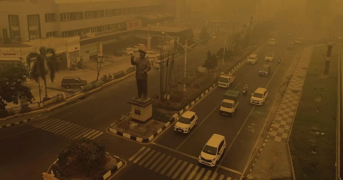 Más de 3.000 muertes en Indonesia por polución de incendios en septiembre