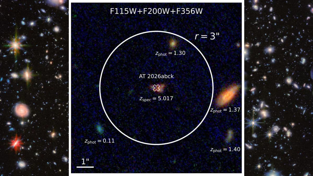 El telescopio James Webb observa una de las supernovas más antiguas del universo