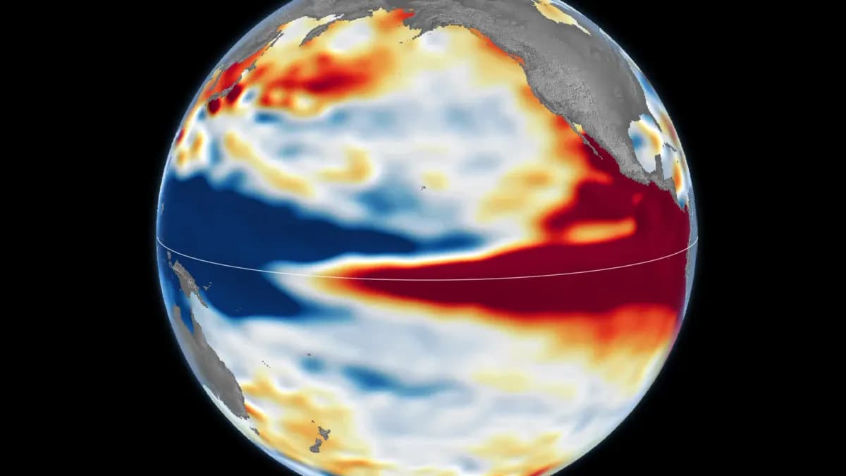 La NASA muestra imágenes del fenómeno El Niño para comparar su magnitud en 2023