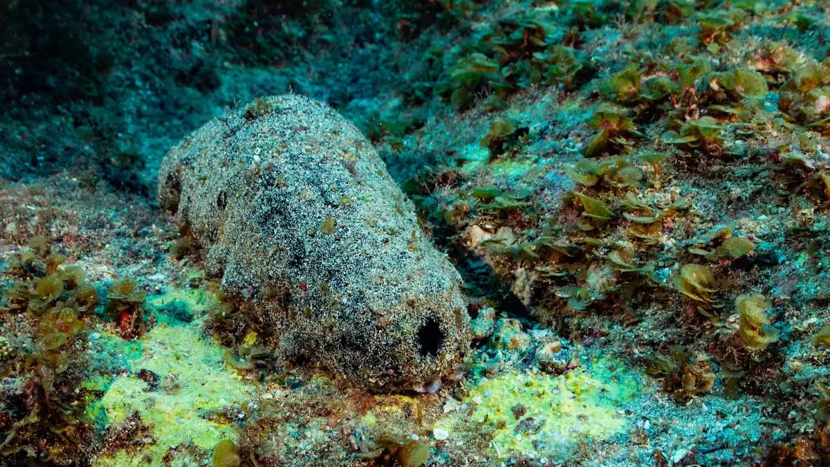El pepino de mar negro puede vivir más de 120 años