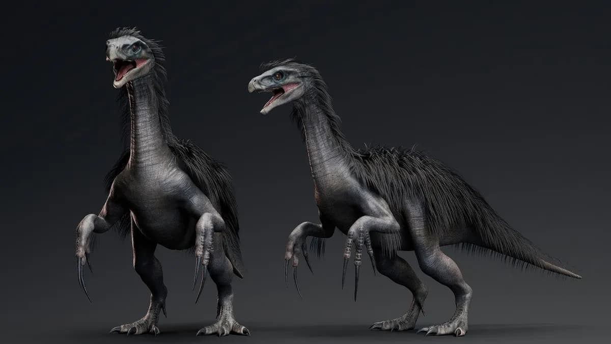 Descubren un nuevo dinosaurio herbívoro con garras gigantes en China