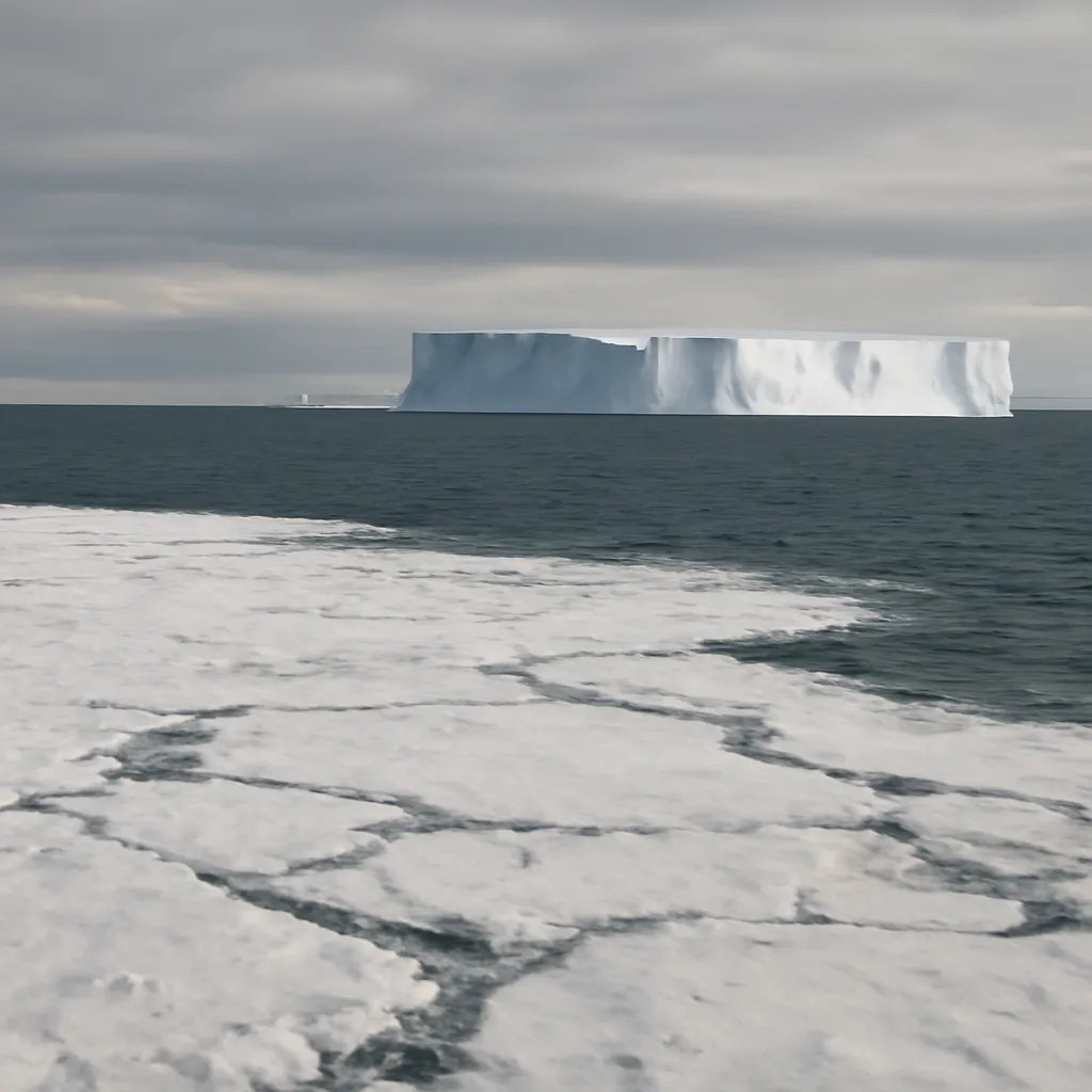 Una inmensa abertura del tamaño de Portugal aparece en el hielo marino de la Antártida