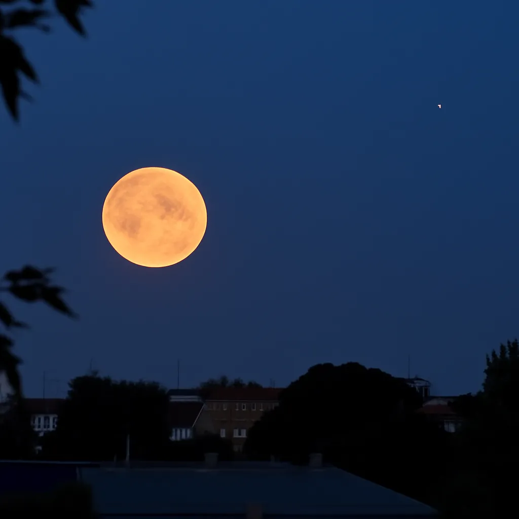 Cómo ver la Luna de la Cosecha y Saturno este fin de semana