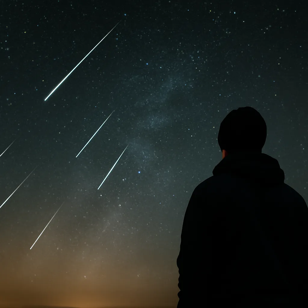 Las Dracónidas, una lluvia de meteoros impredecible, alcanzan su pico