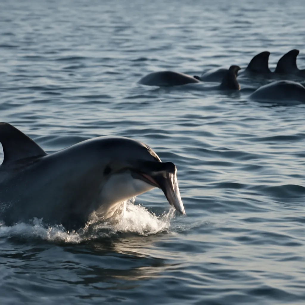 Los delfines separan sus áreas de caza y socialización, revela un estudio