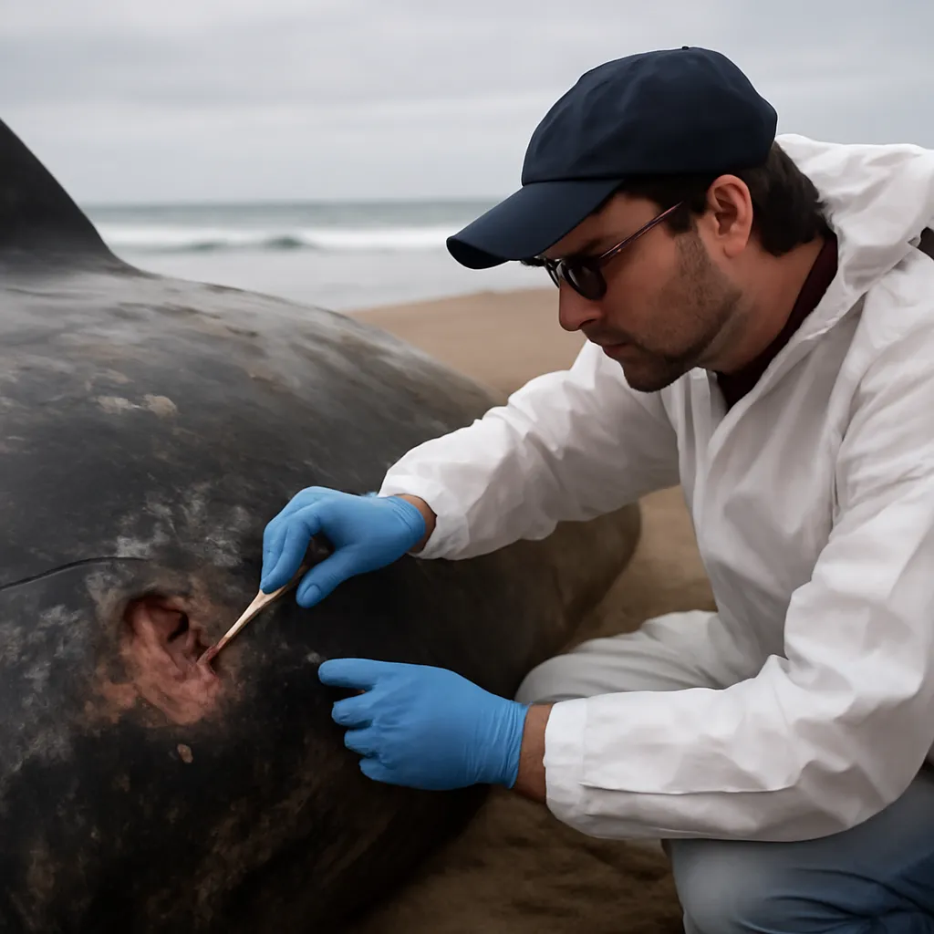 Científicos investigan la misteriosa muerte de cientos de crías de ballena en Patagonia