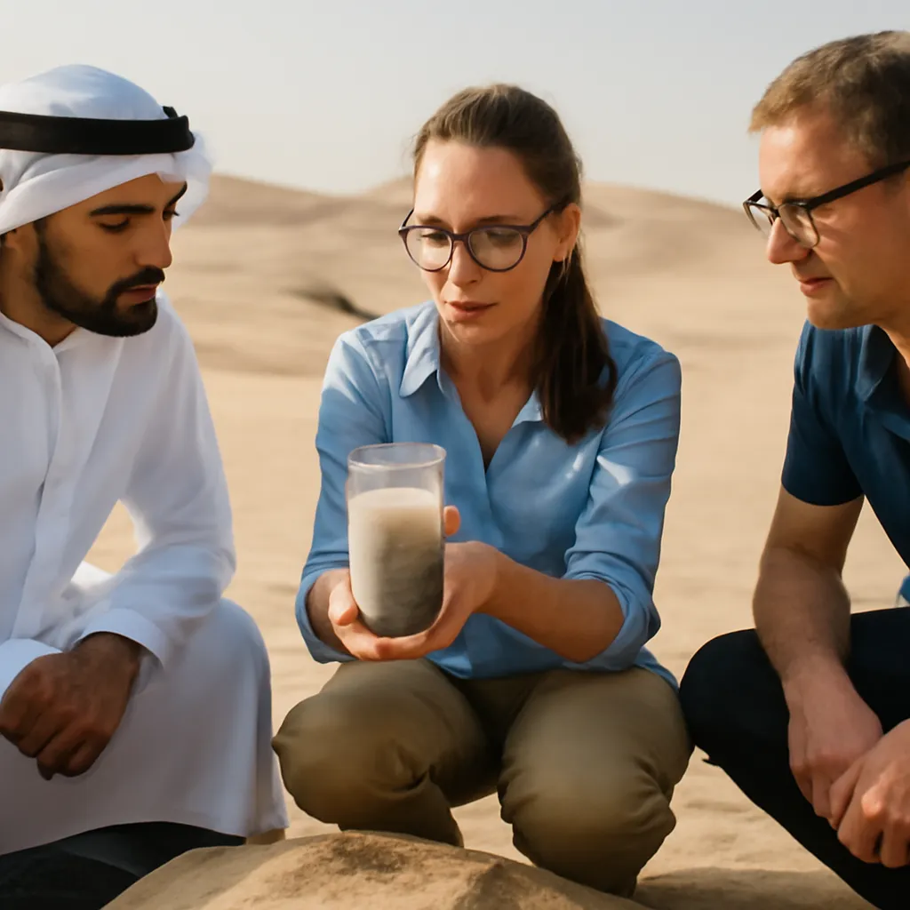 Científicos crean 'arena viva' que retiene agua seis veces más que la arena normal