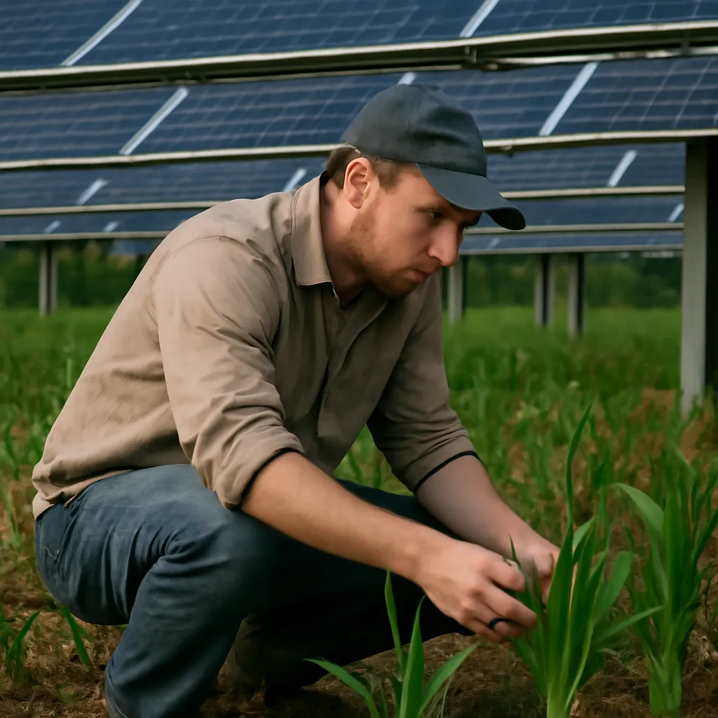 Paneles solares rosados: ¿la solución para cultivar y generar electricidad en el mismo terreno?