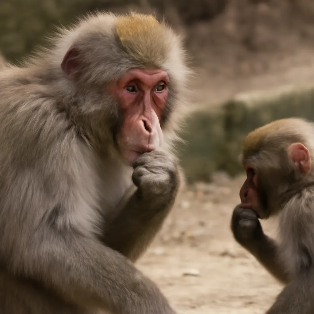Los macacos evitan la comida contaminada tras brotes virales